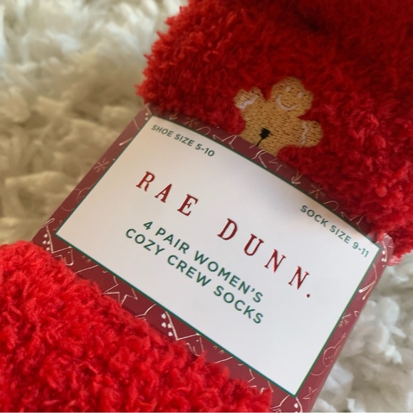 Rae Dunn Cozy Christmas Socks - 4 Pairs - Picture 3 of 6